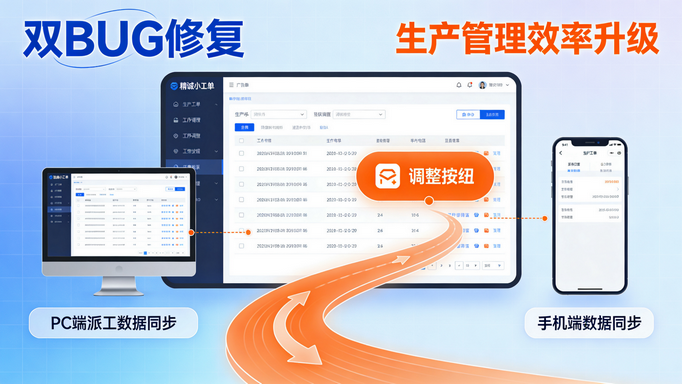 精诚小工单又双叒优化啦！这波更新直接戳中生产管理痛点